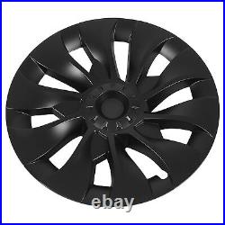 (Matte Black)Full Wheel Hub Rim Cover High Hardness Scratch Resistant Wheel Hub