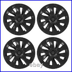 (Matte Black)Full Wheel Hub Rim Cover High Hardness Scratch Resistant Wheel Hub