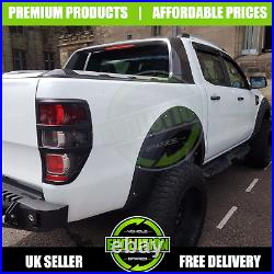 Matte Black Raptor Look Wide Fender Arches Arch To Fit Ford Ranger T7 2015 2021