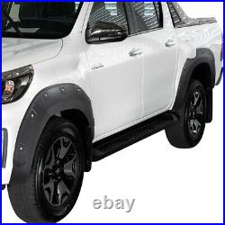 Matte Black Wheel Arches Fender Flares Body Kit for Toyota Hilux Rocco 2018-2020