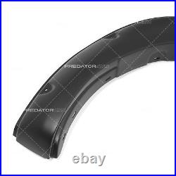 Matte Black Wheel Arches Fender Flares Wide Body Kit For Toyota Hilux Mk9 2021+