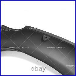 Matte Black Wheel Arches Fender Flares Wide Body Kit For Toyota Hilux Mk9 2021+
