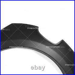 Matte Black Wheel Arches For Ford Ranger T9 Platinum With Sensor Holes 23+