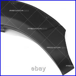 Matte Black Wheel Arches For Ford Ranger T9 Platinum With Sensor Holes 23+