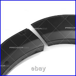 Matte Black Wheel Arches For Ford Ranger T9 Platinum With Sensor Holes 23+
