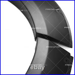 Matte Black Wheel Arches For Ford Ranger T9 Platinum With Sensor Holes 23+