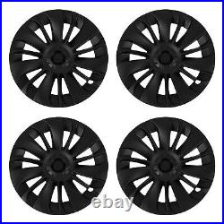 (Matte Black)Wheel Caps Protector Cover Surdy Easy To Install 19 Inch Tight Fit