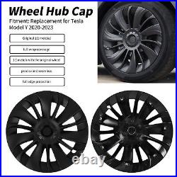 (Matte Black)Wheel Caps Protector Cover Surdy Easy To Install 19 Inch Tight Fit