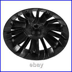 (Matte Black)Wheel Caps Protector Cover Surdy Easy To Install 19 Inch Tight Fit