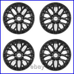 Matte Black Wheel Cover 12 Fit for -TATA Nano (Set of 4 Pcs)