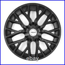 Matte Black Wheel Cover 12 Fit for -TATA Nano (Set of 4 Pcs)
