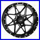 Matte Black Wheel, Fits 2008 Yamaha YFM400 Grizzly 4x4 Auto