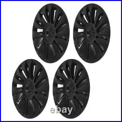 (Matte Black)Wheel Hub Cap Accurate Opening Weatherproof Scratch Protection Rim