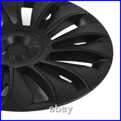 (Matte Black)Wheel Hub Cap Accurate Opening Weatherproof Scratch Protection Rim
