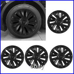 (Matte Black)Wheel Hub Cap Accurate Opening Weatherproof Scratch Protection Rim