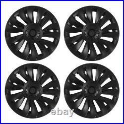 (Matte Black)Wheel Hub Cap Accurate Opening Weatherproof Scratch Protection Rim