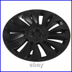 (Matte Black)Wheel Hub Cap Accurate Opening Weatherproof Scratch Protection Rim