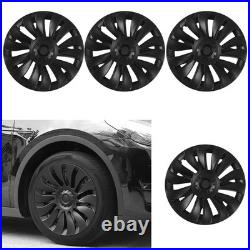 (Matte Black)Wheel Hub Cap Accurate Opening Weatherproof Scratch Protection Rim