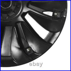 (Matte Black)Wheel Hub Cap Accurate Opening Weatherproof Scratch Protection Rim