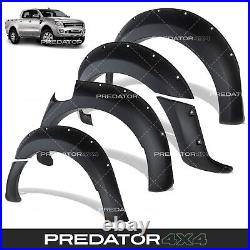 Matte Black Wide Body Wheel Arch Fender Flares For Ford Ranger T6 Raptor 12-15