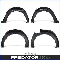 Matte Black Wide Body Wheel Arch Fender Flares For Ford Ranger T6 Raptor 12-15