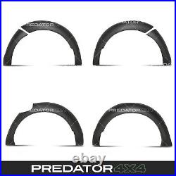 Matte Black Wide Wheel Arches Fender Flare Kit For Nissan Navara D23 Np300 15-20