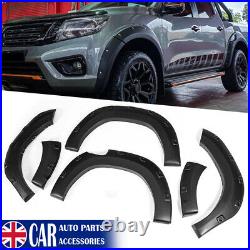 Matte Black Wide Wheel Arches Fender Flares BodyKit For Toyota Hilux Revo 15-19
