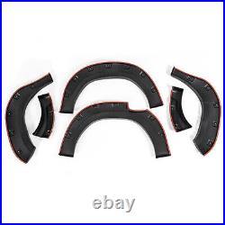 Matte Black Wide Wheel Arches Fender Flares BodyKit For Toyota Hilux Revo 15-19