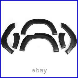 Matte Black Wide Wheel Arches Fender Flares BodyKit For Toyota Hilux Revo 15-19