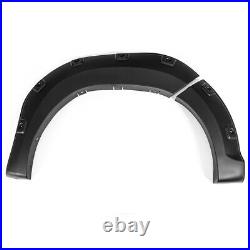Matte Black Wide Wheel Arches Fender Flares BodyKit For Toyota Hilux Revo 15-19
