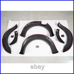 Matte Black Wide Wheel Arches Fender Flares Body Kit For Ford Ranger T8 2019-22