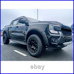 Matte Black Wide Wheel Arches Fender Flares Body Kit For Ford Ranger T9 2023-24