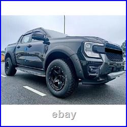 Matte Black Wide Wheel Arches Fender Flares Body Kit For Ford Ranger T9 2023-24