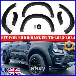 Matte Black Wide Wheel Arches Fender Flares Body Kit For Ford Ranger T9 2023-24