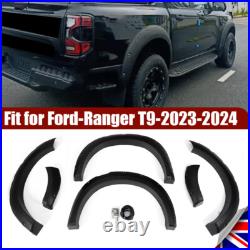 Matte Black Wide Wheel Arches Fender Flares Body Kit For Ford Ranger T9 2023-24