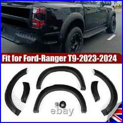 Matte Black Wide Wheel Arches Fender Flares Body Kit For Ford Ranger T9 2023-24