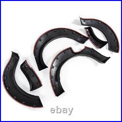 Matte Black Wide Wheel Arches Fender Flares For Nissan Navara D23 Np300 2014-20