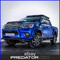 Matte Black Wide Wheel Arches Fender Flares For Toyota Hilux Mk8 15-20