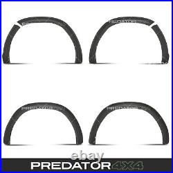 Matte Black Wide Wheel Arches Fender Flares For Toyota Hilux Mk8 15-20