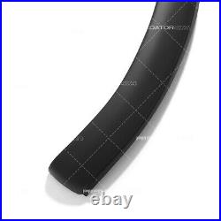 Matte Black Wide Wheel Arches Fender Flares For Toyota Hilux Mk8 15-20