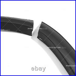 Matte Black Wide Wheel Arches Fender Flares For Toyota Hilux Mk8 15-20