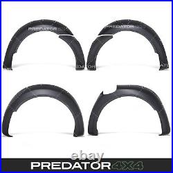 Matte Black Wide Wheel Arches Fender Flares Upgrade For Ford Ranger T8 19-22