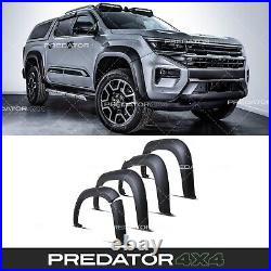 Matte Black Wide Wheel Arches Oem Style Fender Flares For Vw Amarok Mk2 2023+