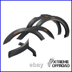 Matte Black XO Type-R Wheel Arch Kit Fender Flares Ford Ranger T6 2016-2019 PX2