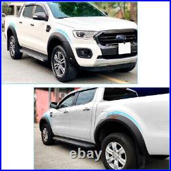 Matte Black for Ford Ford Ranger 2015-2022 Wildtrak Raptor Wide Wheel Arches Kit