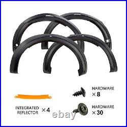 Matte Black for Ford Ford Ranger 2015-2022 Wildtrak Raptor Wide Wheel Arches Kit