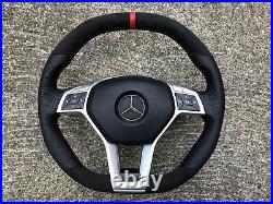 Mercedes Amg A C E Class W176 W204 W212 Flat Bottom Custom Made Steering Wheel