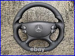 Mercedes Amg W211 W463 W219 W209 G Class Paddle Flat Bottom Steering Wheel