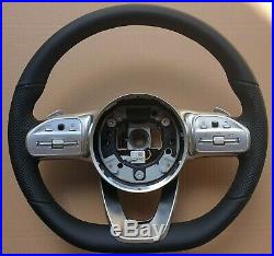 Mercedes Benz A C E CLS G GLB GLC GLE flat bottom Steering Wheel