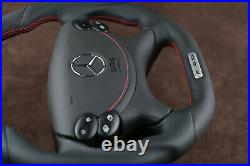 Mercedes Custom Steering Wheel Flat Bottom + Leather SRS BAG R230 W463 W209 W211